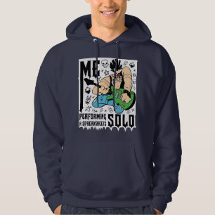 ich führe ein Tabellenkalkulations-Solo auf Hoodie