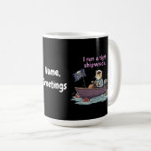 Ich führe ein Zitat zu Mama und Vater aus Kaffeetasse (VorderseiteRechts)