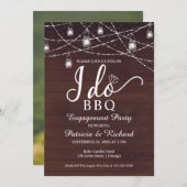 Ich führe eine Einladung zu GRILLEN Rustikaler Eng (Vorne/Hinten)