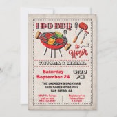 Ich führe eine Einladung zur GRILLEN-Engagement-Pa (Vorderseite)