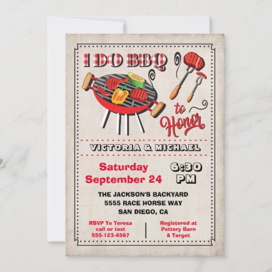 Ich führe eine Einladung zur GRILLEN-Engagement-Pa (Vorderseite)