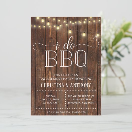 Ich führe eine Einladung zur GRILLEN-Engagement-Pa (Stehend Vorderseite)