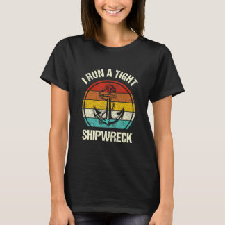 Ich führe eine Tight Shipwreck Mama Vater Mama Lov T-Shirt