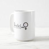 Ich führe Frauen in Technik Kaffeetasse (Vorderseite Links)