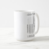 Ich führe kein Reload Design, lustig Kaffeetasse (VorderseiteRechts)