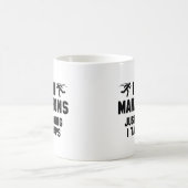 Ich führe Marathons aus Kaffeetasse (Mittel)