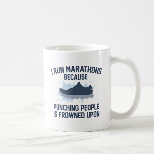 Ich führe Marathons aus Kaffeetasse (Rechts)