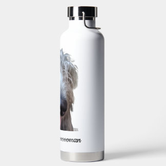 Ich führe meinen Hoooooman Irish Wolfhound Wasserf Trinkflasche