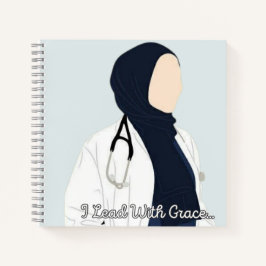 Ich führe mit Grace - Hijabi Doctor Notebook Notizblock