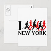 ICH FÜHRE NEW YORK AUS POSTKARTE (Vorne/Hinten)
