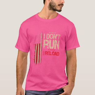 Ich führe nicht aus, dass ich die US-Flagge Vintag T-Shirt