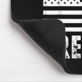 Ich führe nicht aus, dass ich Pro Guns American Fl Mousepad (Ecke)