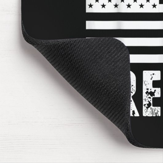 Ich führe nicht aus, dass ich Pro Guns American Fl Mousepad (Ecke)