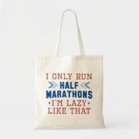 Ich führe nur Halbmarathons, die ich so mag