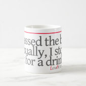 "ICH FÜHRTE DAS BAR.USUALLY, DAS ICH HEREIN FÜR KAFFEETASSE (Mittel)