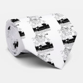 Ich führte den senkrechten Bob-Test Krawatte (Gerollt)