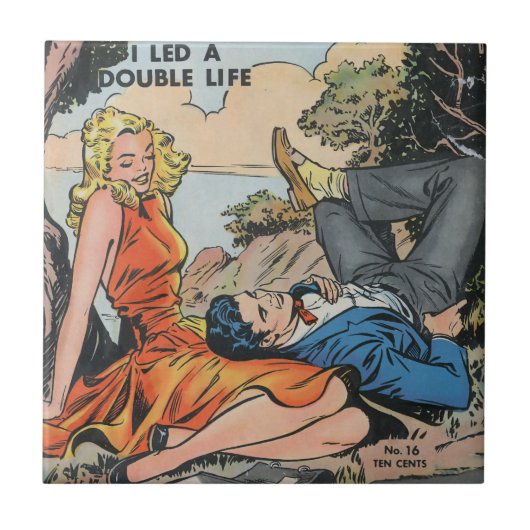 Ich führte ein doppeltes Leben Fliese (Vorderseite)