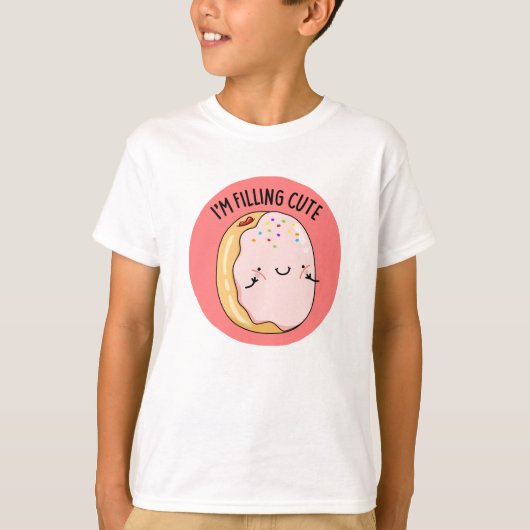 Ich fülle den Niedlichen Funny Jelly Donut Pun T-Shirt (Vorderseite)