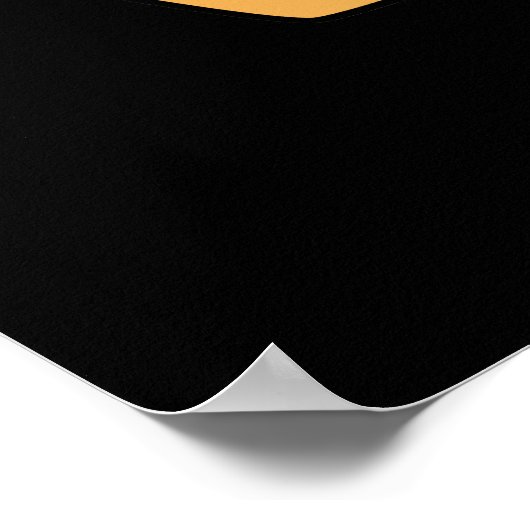 Ich fülle Phantastischen Funny Pie Pun Dark BG Poster (Ecke)