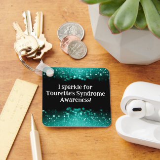 Ich funkle für Tourettes Syndrom Custom Schlüssela Schlüsselanhänger