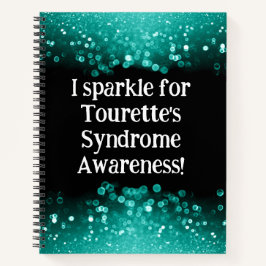 Ich funkle für Tourettes Syndrome Spiral Notebook Notizblock
