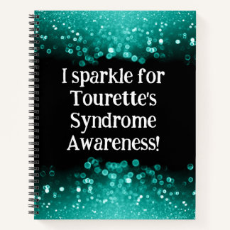 Ich funkle für Tourettes Syndrome Spiral Notebook Notizblock