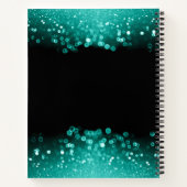 Ich funkle für Tourettes Syndrome Spiral Notebook Notizblock (Rückseite)