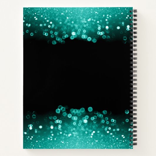 Ich funkle für Tourettes Syndrome Spiral Notebook Notizblock (Rückseite)