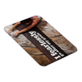 "Ich fürchtlos gehen" Motivation Affirmation Flexi Magnet (Rechte Seite)