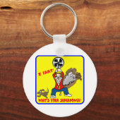 Ich Furz, was ist dein Superpower-Schlüsselanhänge Schlüsselanhänger (Vorderseite)