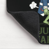 Ich furze Grafik 4. Juli lustiger Frosch Mousepad (Ecke)