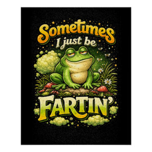 Ich furze nur poster