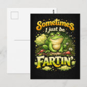 Ich Furze Nur Postkarte (Vorne/Hinten)