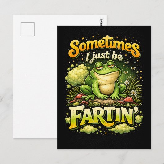 Ich Furze Nur Postkarte (Vorne/Hinten)