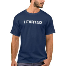 "Ich furzte" Lustiges T-Shirt für Männer