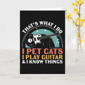 Ich füttere Katzen, die ich Gitarre spiele, ich ke Karte (Gelbe Blume)