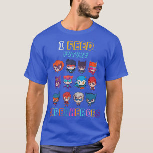 Ich Fütterte Future School Cafeteria Mittagessen L T-Shirt
