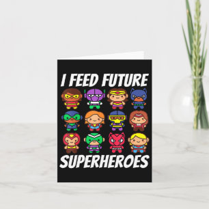 Ich Fütterte Future Superheroes School Lunch Lady  Karte