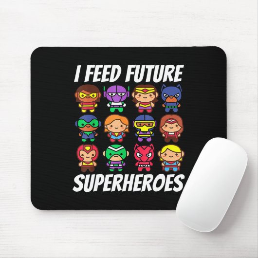 Ich Fütterte Future Superheroes School Lunch Lady Mousepad (Mit Mouse)