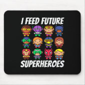Ich Fütterte Future Superheroes School Lunch Lady Mousepad (Vorne)