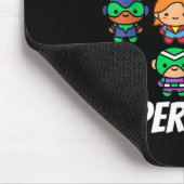 Ich Fütterte Future Superheroes School Lunch Lady  Mousepad (Ecke)