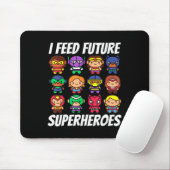 Ich Fütterte Future Superheroes School Lunch Lady  Mousepad (Mit Mouse)