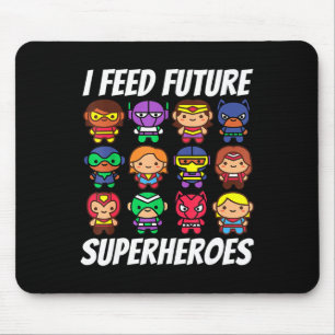 Ich Fütterte Future Superheroes School Lunch Lady  Mousepad