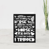 Ich Fütterte mein Pferderennen Racing Gif Karte (Vorderseite)