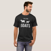 Ich fütterte noch Ziegen Premium T-Shirt (Vorne ganz)
