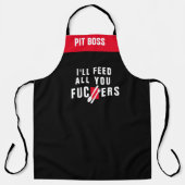 "Ich Füttre dir" Schürze, Funny Koch Attitude Gril Schürze (Vorderseite)