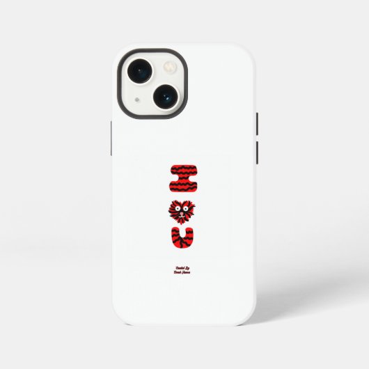 Ich Fuzzy U Apple iPhone 13 Mini Hülle (Rückseite)