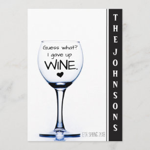 Ich gab die Ankündigung der sonnigen Schwangerscha