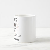 Ich gab dir den Muttertag des Lebens Kaffeetasse (Mittel)