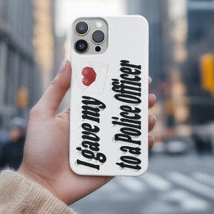 Ich gab mein Herz einem Polizeibeamten  Case-Mate iPhone Hülle